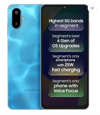 Samsung Galaxy F06 5G, Bahama Blue (4GB, 128GB) Samsung Galaxy F06 5G, Bahama Blue (4GB, 128GB)