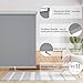 Changshade Blackout Roller Shades for Windows (Grey, 31