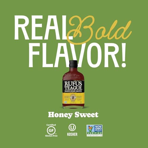 Rufus Teague's, Sauce BBQ Honey Sweet, 16 Ounce