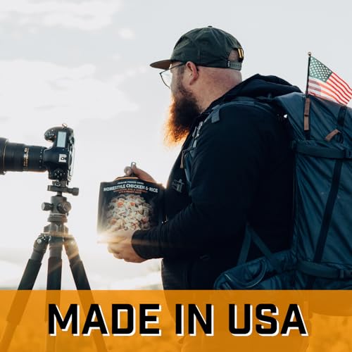 Peak-Refuel-Homestyle-Chicken-Rice-Premium-Freeze-Dried-Camping-Food-Backpacking-Hiking-MRE-Meals-Just-Add-Water-100-Real-Meat-40g-of-Protein-2-Serving-Pouch