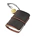 Aabellay - Taccuino piccolo in pelle, ricaricabile, in miniatura, per bambola, vintage, formato mini, 4,8 x 3,2 cm, colore: Marrone scuro
