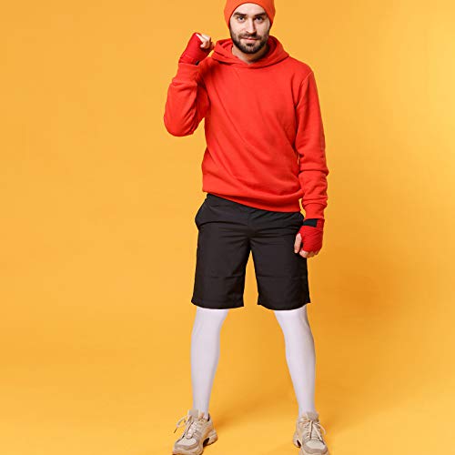 Geyoga 3 Pairs Compression Leg Sleeves Full Length Long Knee UV Protection Sleeves for Outdoor Sports Cycling Football4