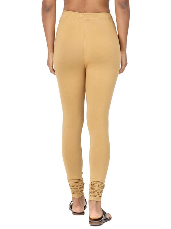 Image of Robinbosky Cotton Churidhar Leggings for Women - Stylish, Stretchable & Flattering Fit for All-Day Comfort