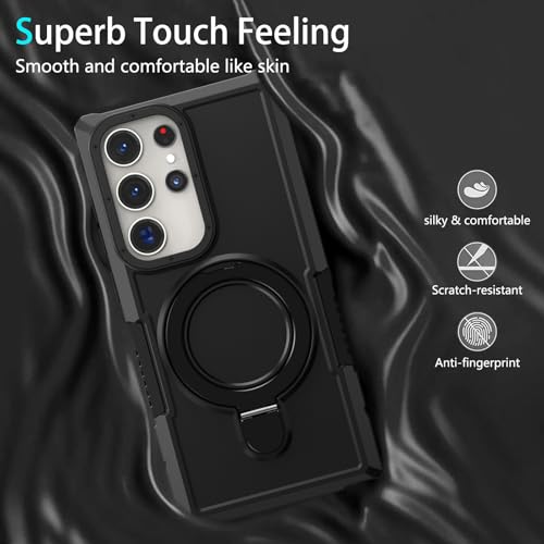 Coque compatible avec Samsung Galaxy S21 FE bleu rigide silicone bague