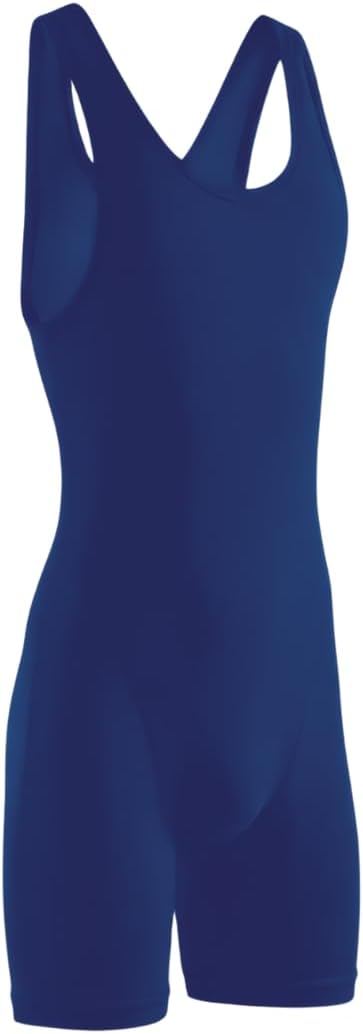 Weigh-In Singlet Ultra-Light Wrestling Singlet, Black/Red/Blue, MicroWic Polyester-Spandex, Competition-Ready, 1.8-4.1 oz