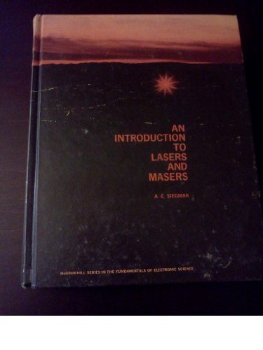 Télécharger Introduction to Lasers and Masers by Anthony E. Siegman (1971-01-01) Francais PDF