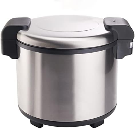 Winco 100 Cups Silver Commercial-Grade Electric Rice Warmer image 2