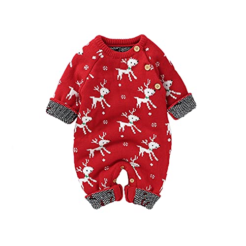 Prima infanzia Yassiglia Tutine Neonato Natale Tutine Neonato Invernali  Pagliaccetto Neonato Natale Baby Maglia a Maniche Lunghe Pantaloni Cappello  Abbigliamento Neonato borowiak.no