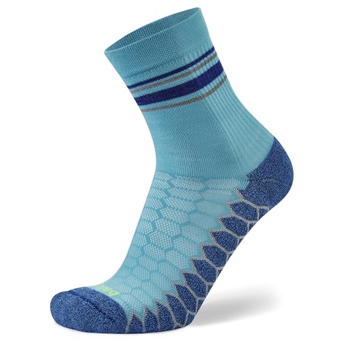 Image of Balega Unisex Adult Silver Mini Crew Performance Running Socks, Breathable-moisture Wicking Style (1 Pair)