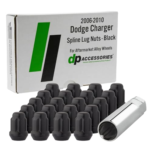 DPAccessories Lug Nuts 2006-2010 Dodge Charger | Black