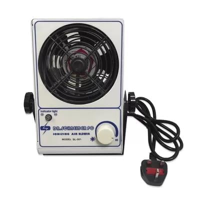 SKY ESD SL-001 Ionize Control | Anti Static Desktop Electric Ion Fan | ESD Static Control Fan with Adjustable Speed Pack Of 1 Nos