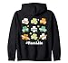 Paraprofessional Para St Patricks Day Appreciation Clovers Zip Hoodie