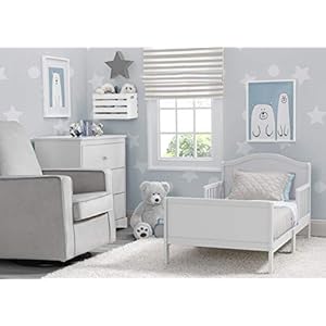 Delta Children Bennett Wood Toddler Bed Greenguard Gold Certified Bianca White
