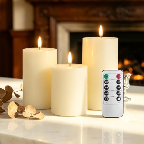 Bougies LED effet cire véritable : coffret cadeau idéal pour anniversaire et maison