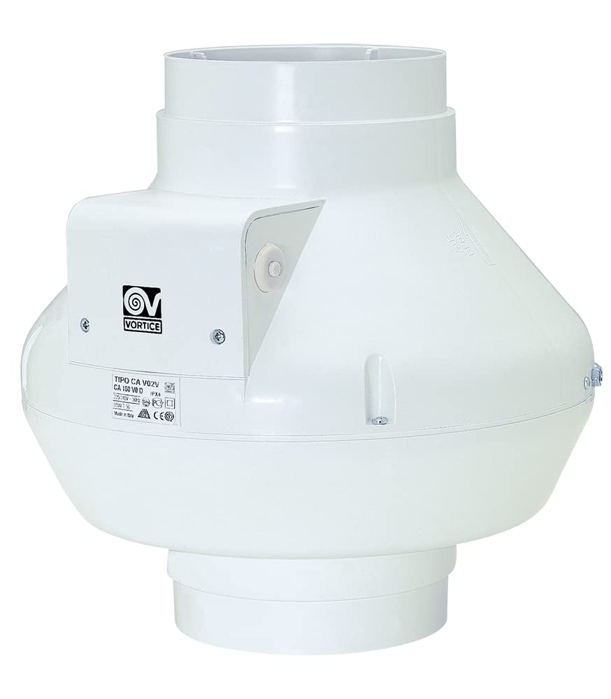 Ventilatore A Tubo Vortice CA 200 - 775 M³/h Per Circolazione Aria | IPX4, Plastica Autoestinguente - Foto 9
