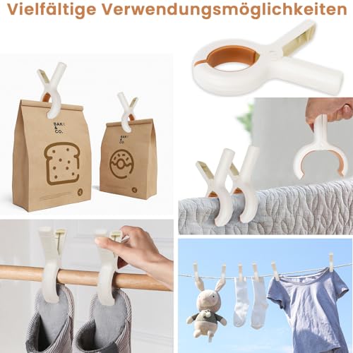 Nerien 20 Stück Groß Pool Klammern Klemmzwinge - Poolabdeckung Befestigungsklammern Poolklammern Federklemme Set, Einhandzwingen Klammer für Schwimmbadzubehör Wäscheklammer