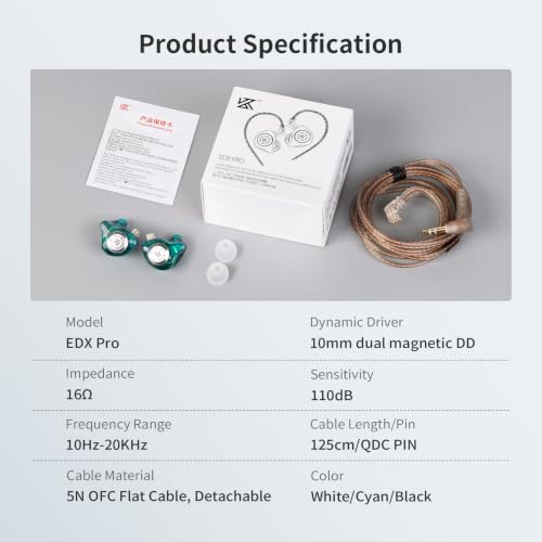 Image of KZ EDX Pro Gaming Earbuds USB C Plug