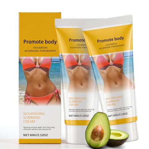 Crema Reductora Anticelulítica Efecto Calor 120g, Crema Quema Grasa Corporal Adelgazante, Reafirmante y Modeladora para Abdomen, Cintura, Muslos, Glúteos y Brazos