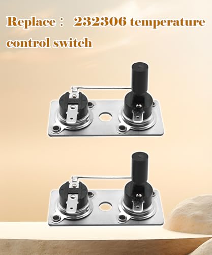 Image of 2Pcs 232306 RV Water Heater Thermostat Switch Fits for Suburban SW10DE | SW12DE SW6DE,120V T-Stat /Limit RV Water Heater Parts