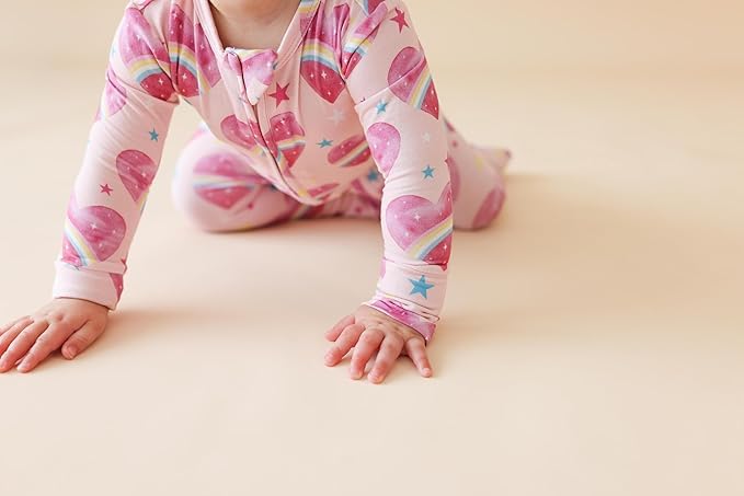 Image of Posh Peanut Girls Convertible Baby Sleepers, Toddlers Footless Pajamas