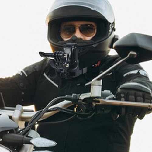 Soporte de cámara para moto y casco de acción ligero 4