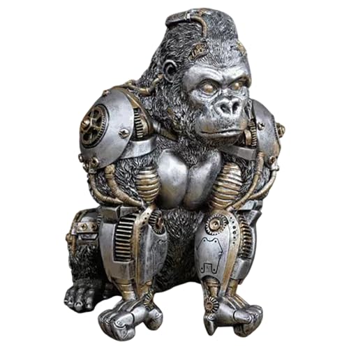 Statue Steampunk figurine mécanique animale sculpture résine moderne - 2