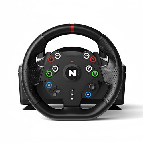 Image of Nitho V23 PRO Gaming Steering Wheel for PC, PS4, PS3, Xbox Series X /S, Xbox One, Switch | 270 Racing Wheel with Pedal Set and Manual Gear Shifter, Zero Dead Zone Drive Simulator for Driving Games