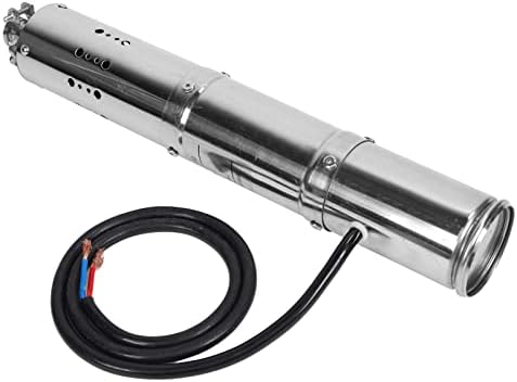 Submersible Pump - 12V Automatic Solar with DC Brushless Motor, Built‑in MPPT Solar Controller, 3.3ft Cable, 3" Water Inlet, 1" Water Outlet(S123T-30)