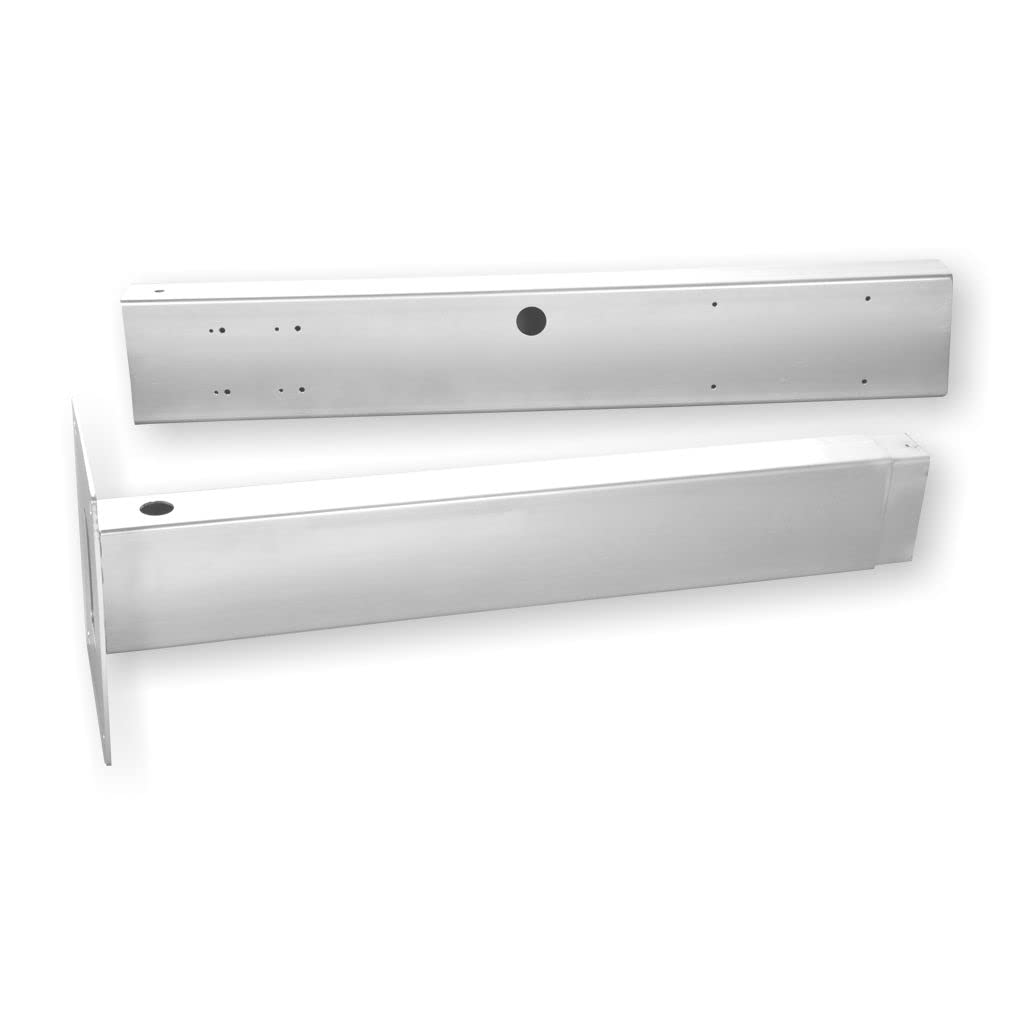 Montagesäule für Summit Wallbox Silber - Höhe 150cm, Pfosten 12 x 5,5cm - Inkl. Montagematerial