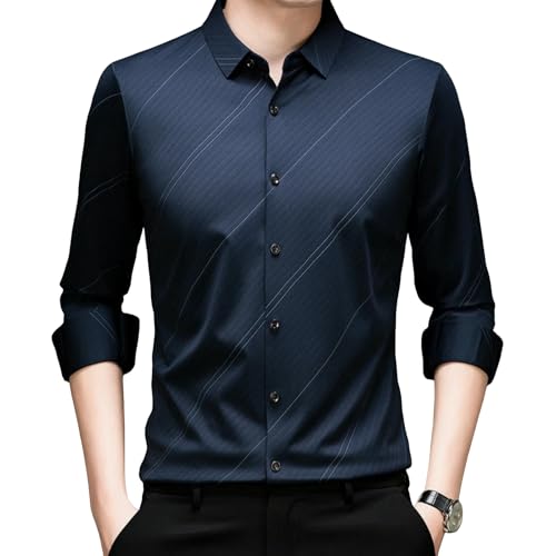 Chemise imprimée homme ajustée USTZFTBCL en tissu léger