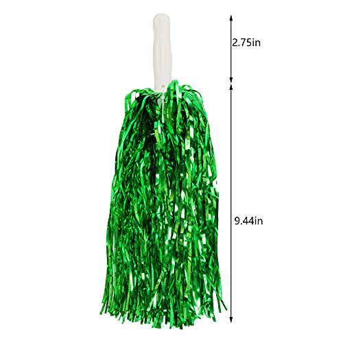 baotongle 12 PCS Cheerleading Squad Spirited Fun Poms Pompoms Cheer Costume Accessory for Party Dance Sports (Multicolor) by baotongle - Used condition - Image 2