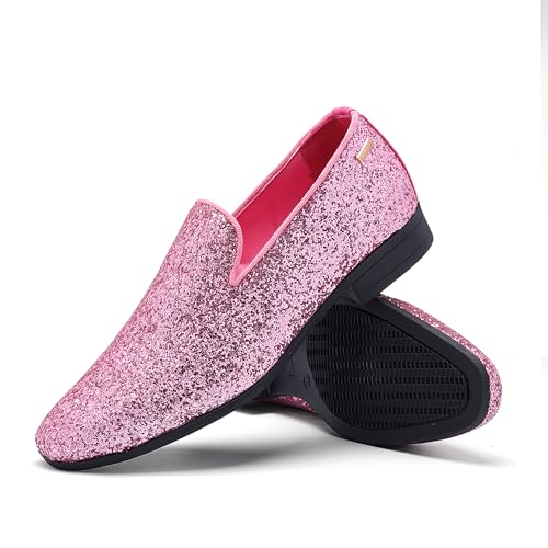 Image of UUBARIS Mens Dress Loafers Tuxedo Suit Slip on Shoes