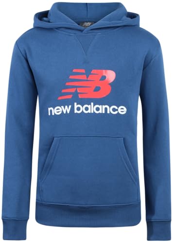 New Balance Active Boys Hoodies - Lightweight Double Fleece Lined Pullover Boys Hoodie Sweatshirt with Pockets (8-20)