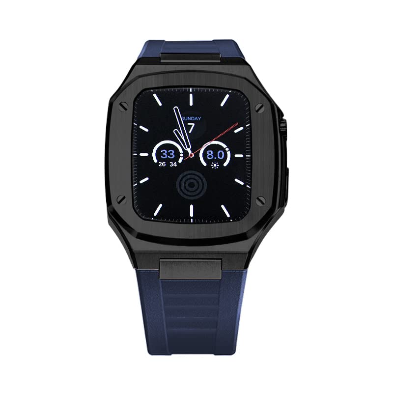 Kit bracelet métal Apple Watch 44mm pour remplacer le silicone d'origine