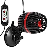 pompe movimento tunze [Ampia applicazione]: Impostazione della frequenza variabile multistadio con ampio intervallo di flusso: il dispositivo supporta quattro livelli di potenza (8 W/15 W/20 W/25 W) e portate corrispondenti (4500-15000 l/h), adatto per acquari con una dimensione di 60-150 cm e un volume d'acqua fino a 500 l. La pompa movimento acquario è sicura per l'uso in acqua dolce e salata, acquari d'acqua, acquari di corallo e vari acquari.