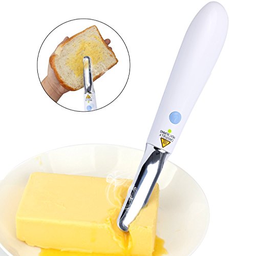 Butter Spreader Rechargeable Stainless Steel Cheese Butter Warmer Knife, Heat up in Seconds