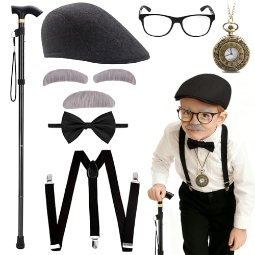 Disfraz de Abuelo para Niños y Niños miniatura 1