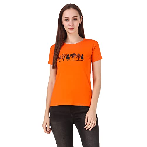 Image of NIVIK Printed Cotton T-Shirt for Women