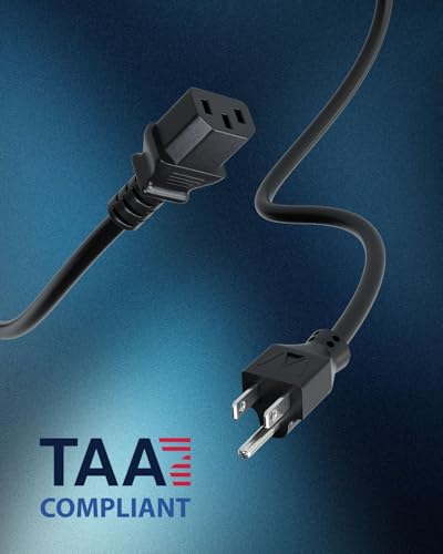 Image of C2G /Cables to Go 03134 10ft 18 AWG Universal Power Cord (NEMA 5-15P to IEC320C13)