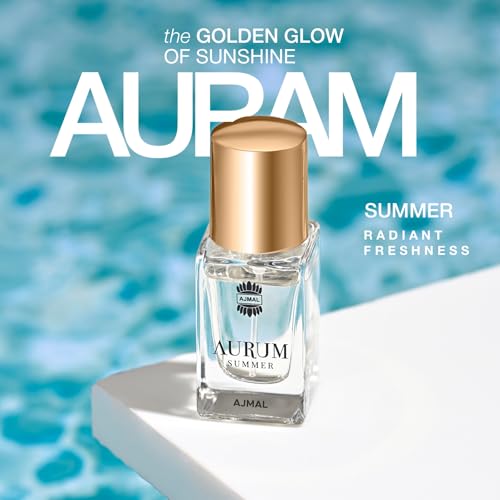 Image of Ajmal Aurum Summer Perfume for Men & Women - 14 ml | Long Lasting Eau De Parfum | Travel Size Unisex Perfume | Premium Fruity Floral Fragrance