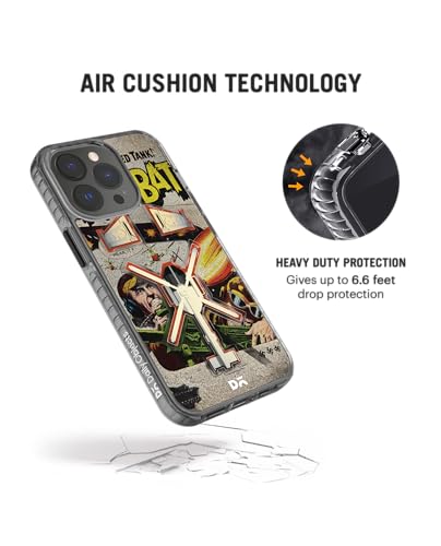 Image of DailyObjects Case for iPhone 15 Pro Max Compatible with Mag-Safe Wireless Charging, Stride 2.0 White Bird Slim Shockproof Back Cover with Inner Magnetic Ring