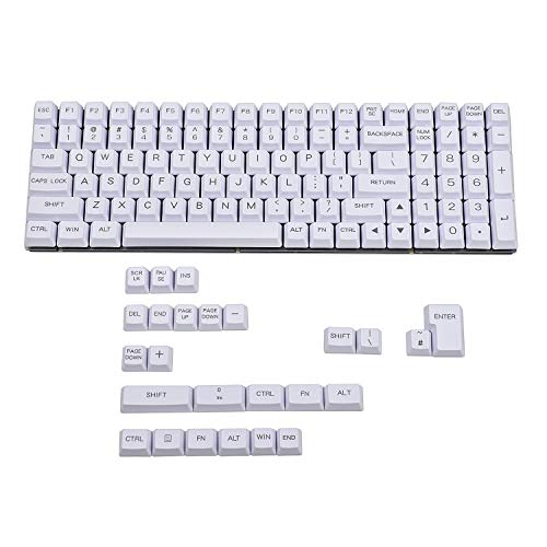 YMDK 96 84 ANSI ISO Keyset OEM Profile Thick PBT Keycap Set for Cherry MX Mechanical Keyboard YMD96 RS96 KBD75 YMD75 FC980M(Only Keycap)