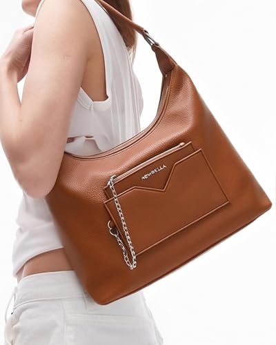 Image of NEWBELLA Small Shoulder Bags for Women - Trendy Underarm Purse & Crossbody Handbag for Daily Commute & Evening
