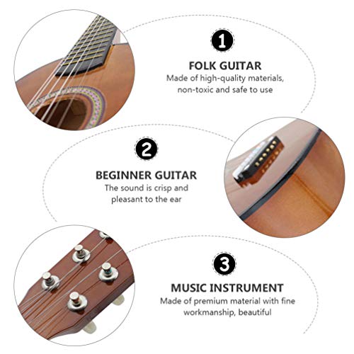 Generic 23 ukulele para concertos - Mini guitarra acústica de mogno multicores, 6 cordas, ukelele ha