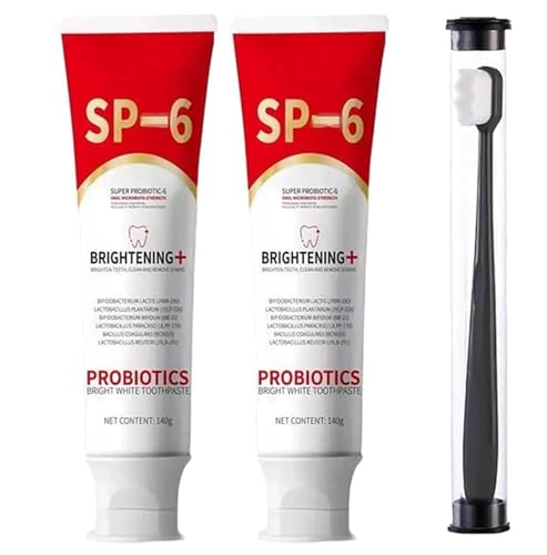 Dentifricio bianco brillante Probiotics, super probiotico 6, dentifricio per la pulizia profonda, dentifricio super probiotico Sp6 (2)