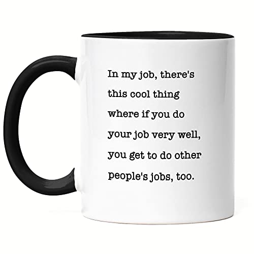 Hey!Print Büro-Tasse Schwarz Lustiger Spruch Kollegen Job Überstunden Output Aufgaben Effizienz Geschenkidee Chef Hey!Print Büro-Tasse Schwarz Lustiger Spruch Kollegen Job Überstunden Output Aufgaben Effizienz Geschenkidee Chef
