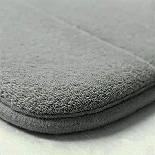 Alfombra de baño Cuarto de baño Alfombra Absorción de agua Alfombra Shaggy Memoria de espuma Cuarto de baño Mat Cocina Piso Baño Absorbente y estera antideslizante resistente a la suciedad ( Color : C