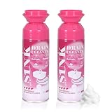 GARINOM Foaming Drain Cleaner, Sink Cleaner and Deodorizer, Drain Clog Remover for Kitchen Sinks,Bathroom Drains, Washbasin