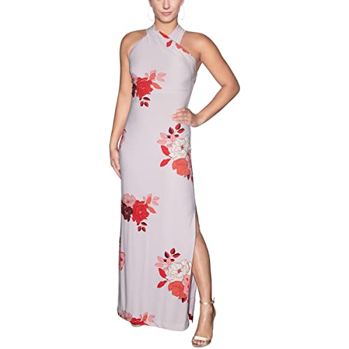 RACHEL Rachel Roy Womens Floral Print Long Maxi Dress Purple L at Amazon  Women's Clothing store