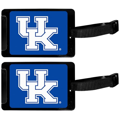 Lot de 2 étiquettes de bagage Kentucky Wildcats Siskiyou noir